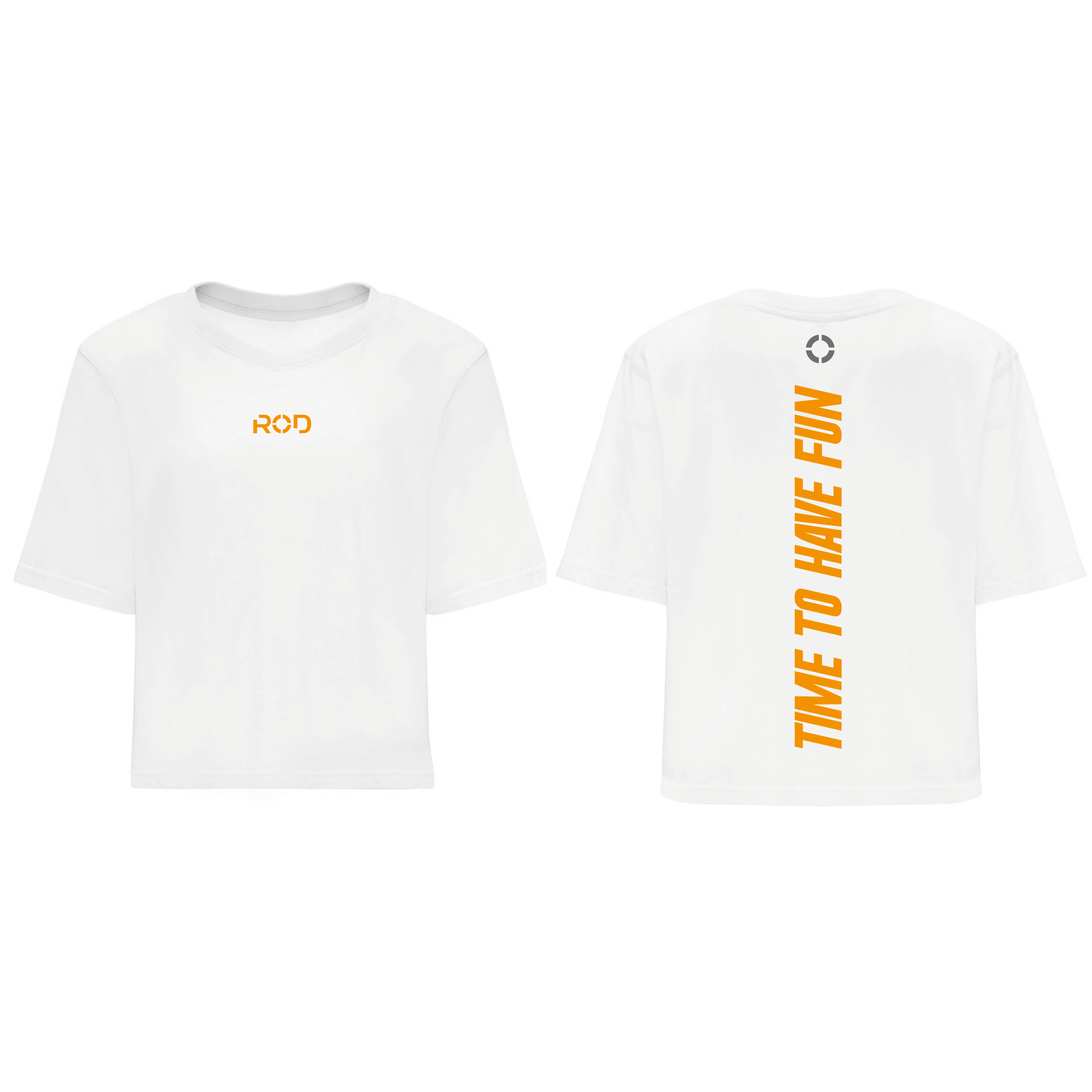 Camiseta Crop Top Blanco | Mujer