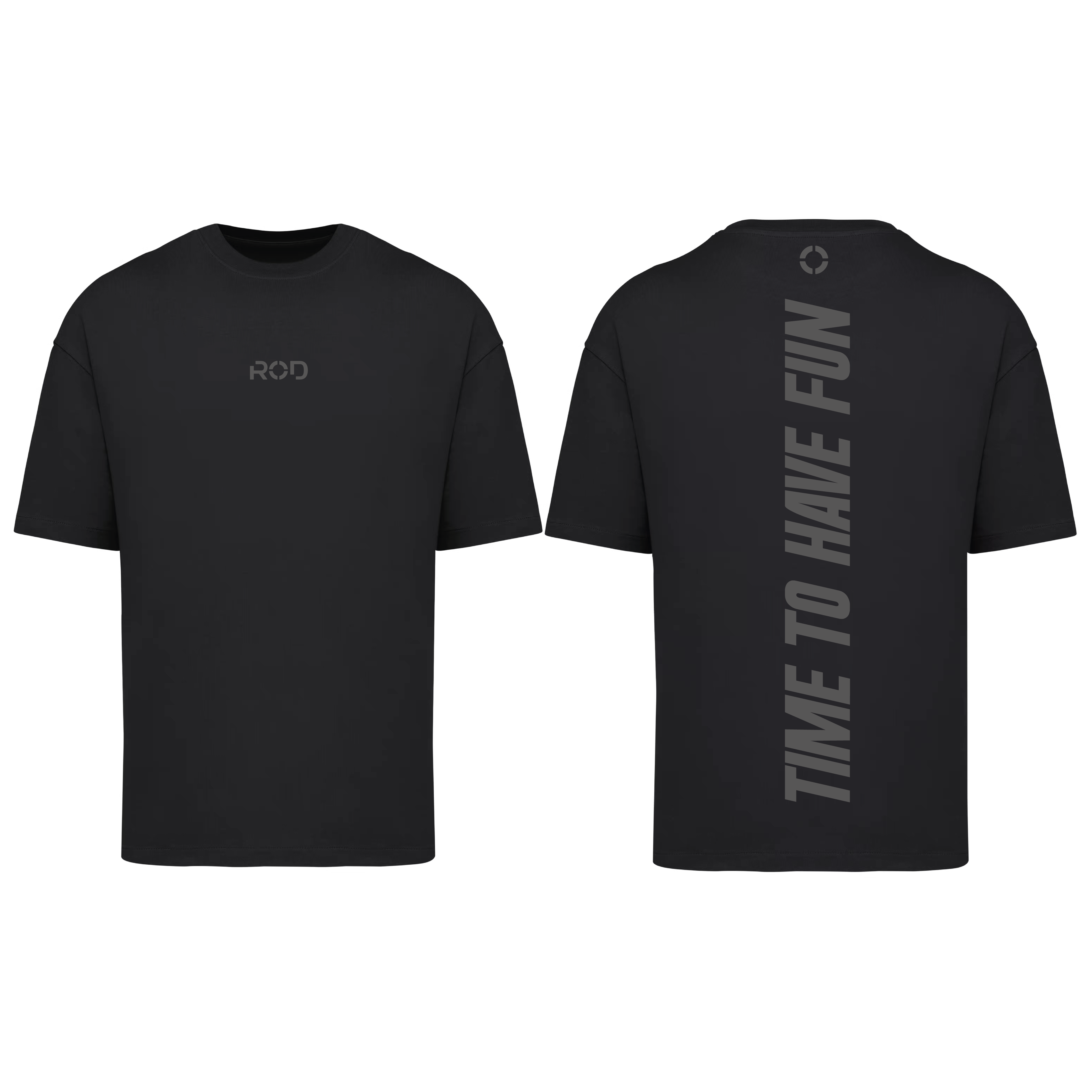 Camiseta Oversize Hombre | Negro