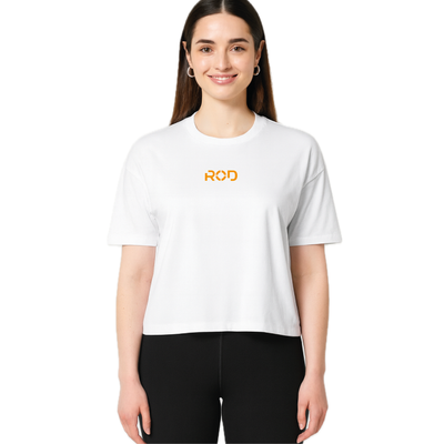 Camiseta Crop Top Blanco | Mujer