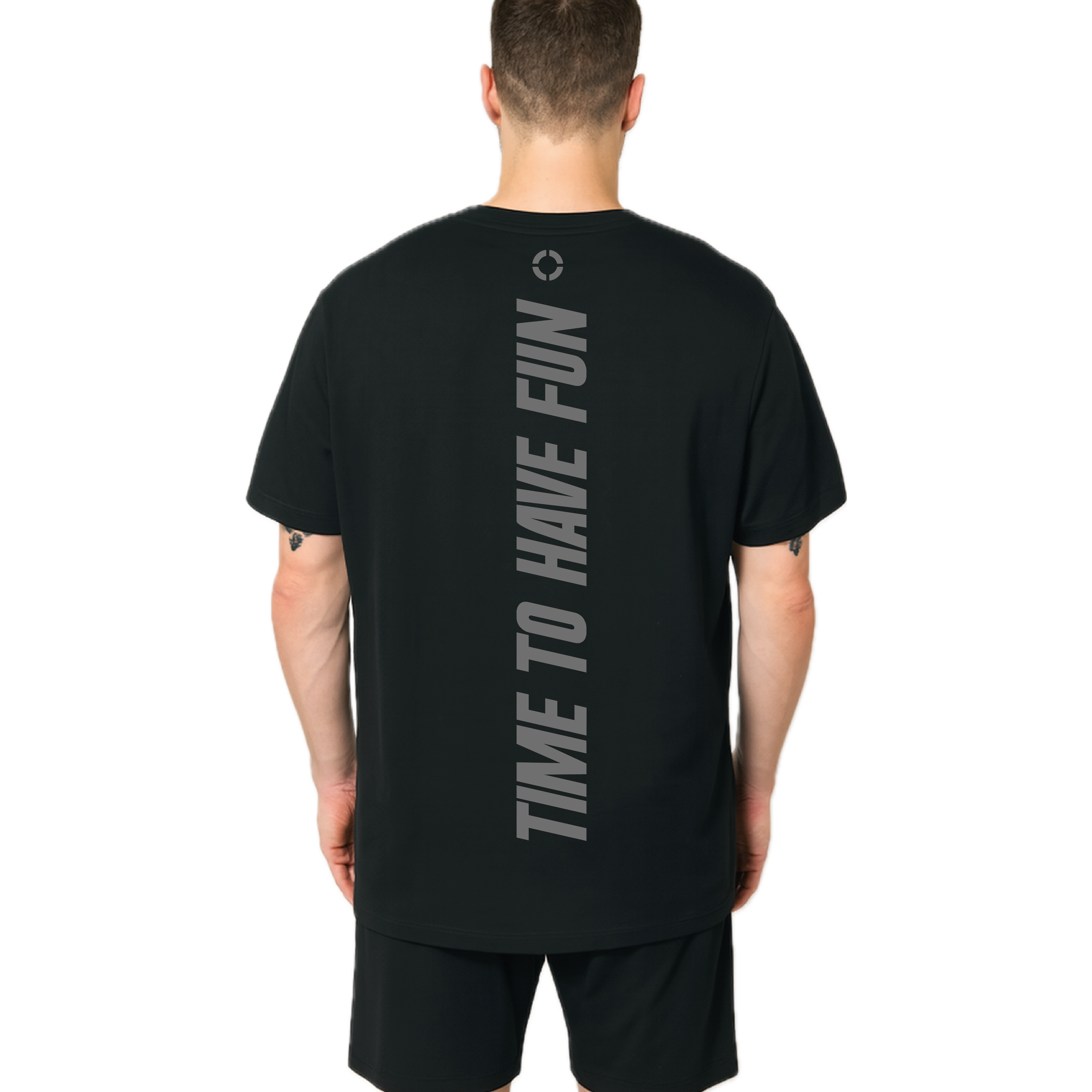 Camiseta Oversize Hombre | Negro